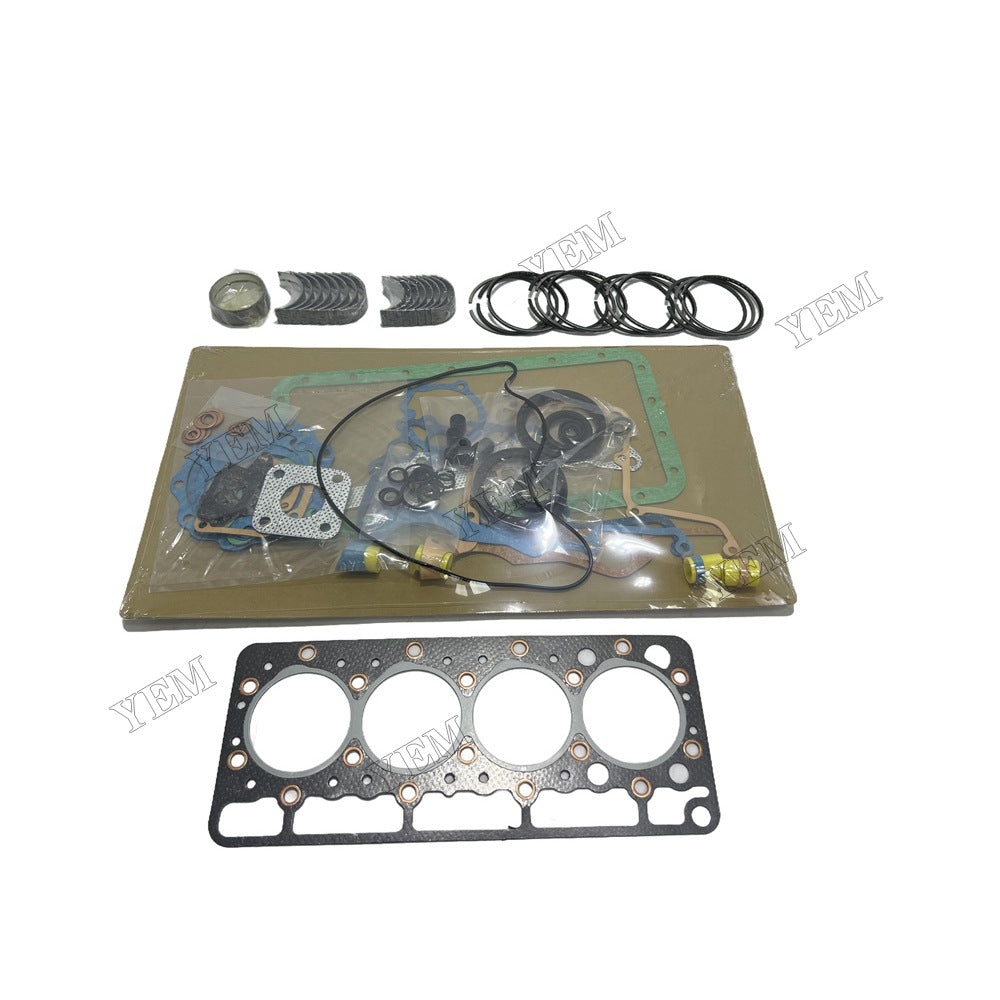 V1205 Piston ring set Gasket kit main and connecting rod bearings For Kubota Foe Kubota