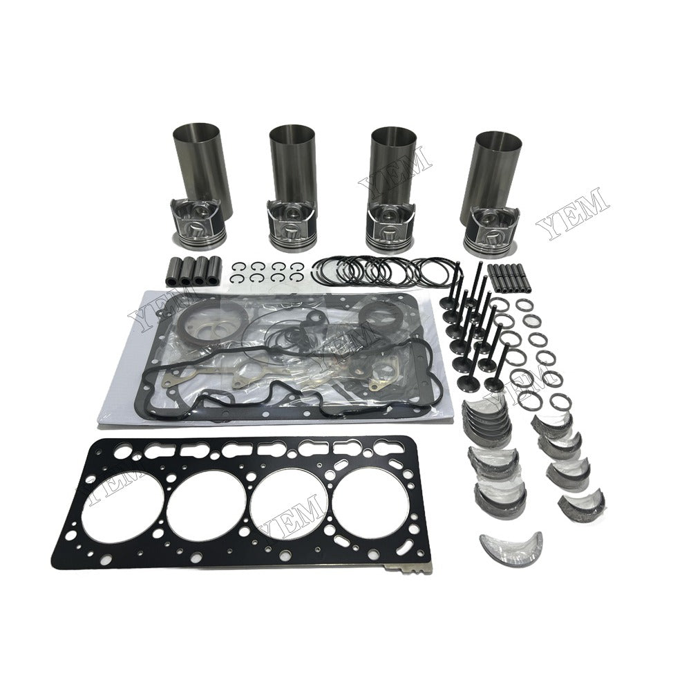 12V V3600 Engine Overhaul Rebuild Kit For Kubota Foe Kubota
