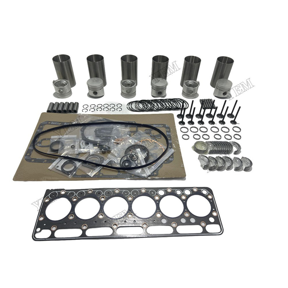 S2600 Overhaul Rebuild Kit Gasket Main and Connecting rod bearings Valve Kit For Kubota Foe Kubota
