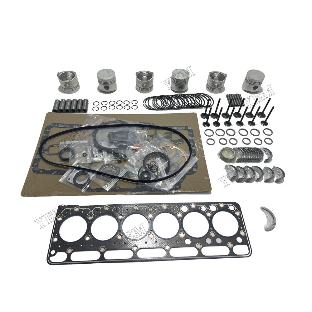 S2600 Piston W Ring Kit Gasket Set Main Connecting rod bearings Set Valve Train For Kubota Foe Kubota