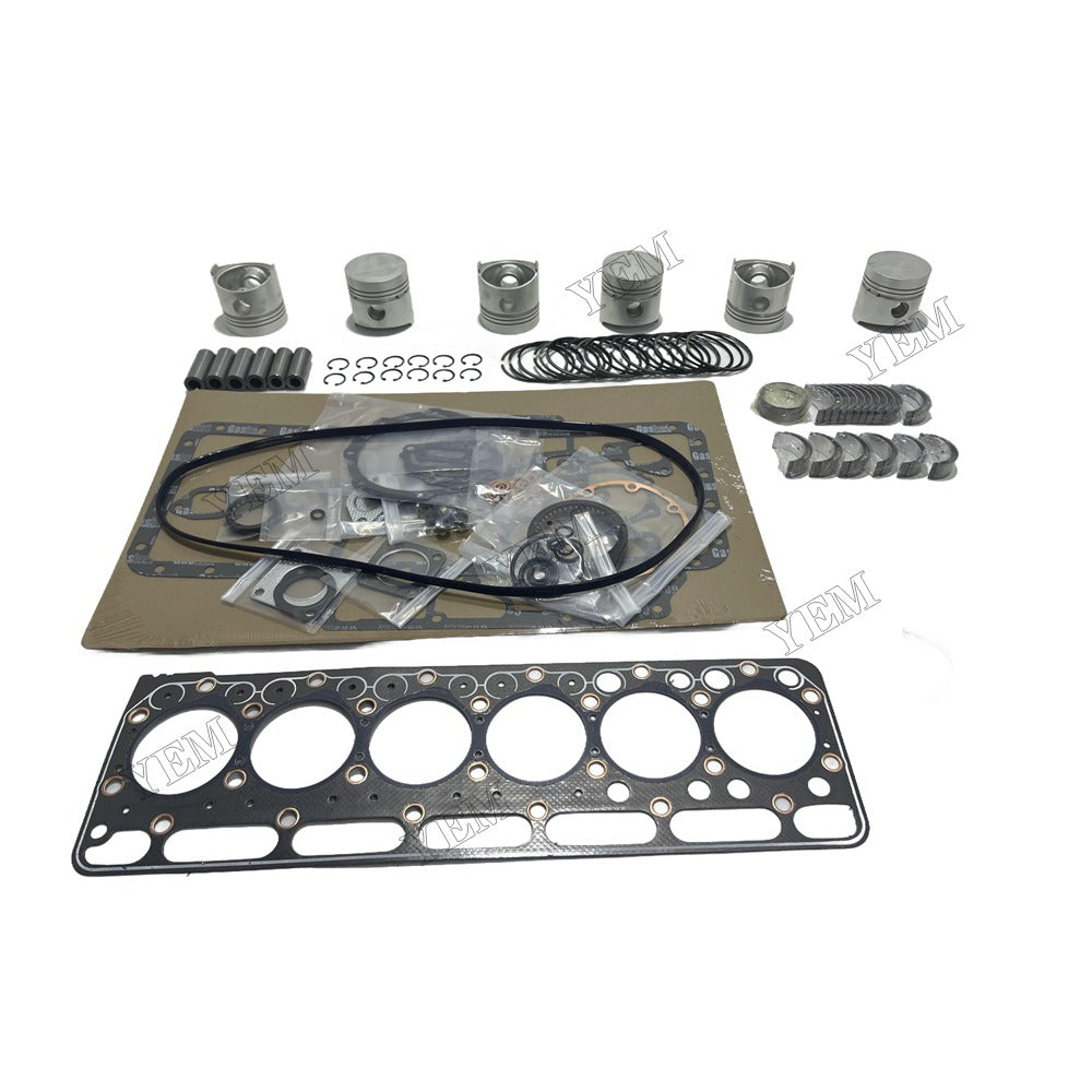 Piston With ring set Gasket kit main and connecting rod bearings Set For Kubota S2802 Engine Foe Kubota