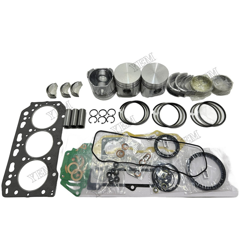 3TN84 Piston With ring set Gasket kit main and connecting rod bearings Set For Yanmar