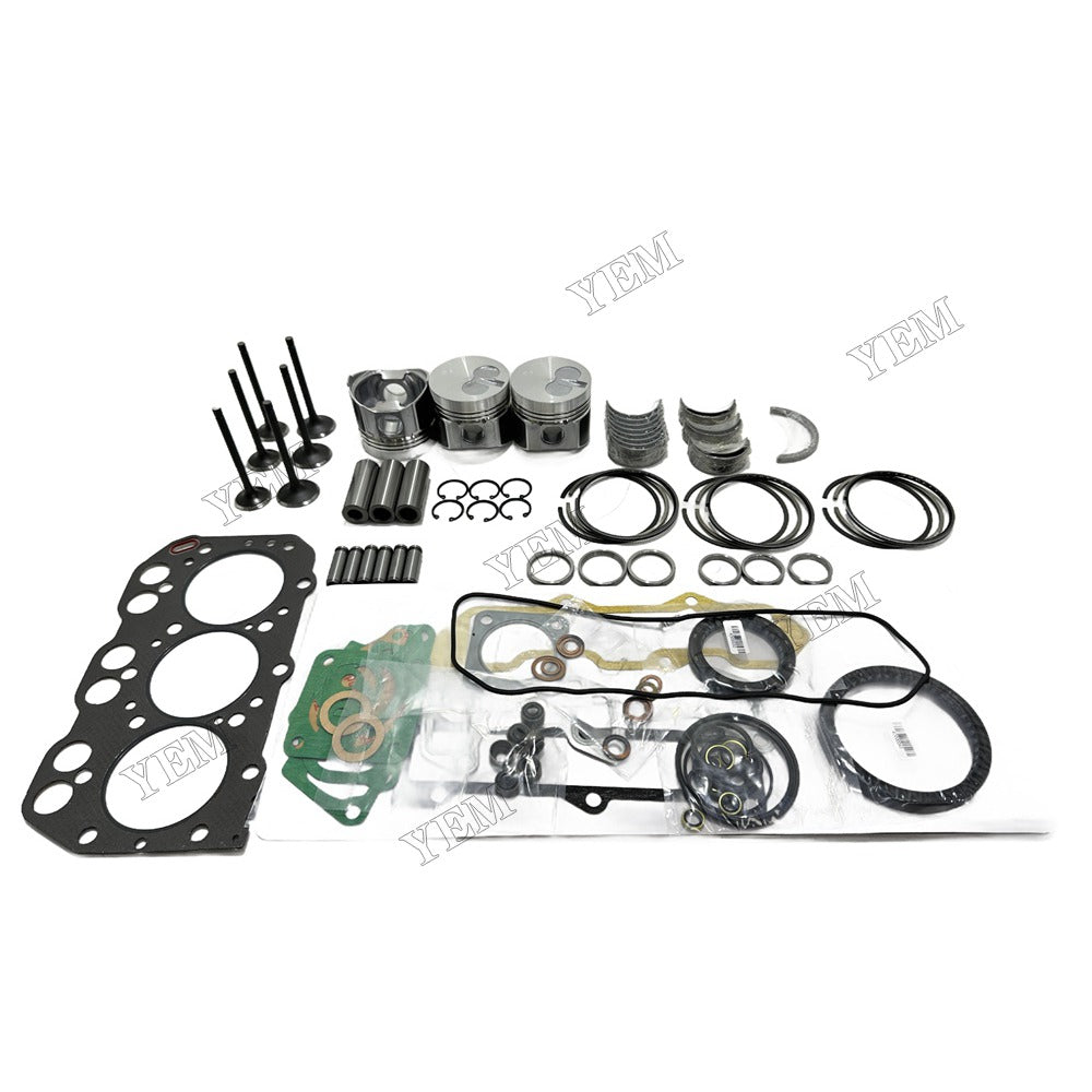 3YM20 Piston W Ring Kit Gasket Set Main Connecting rod bearings Set Valve Train For Yanmar Foe Yanmar