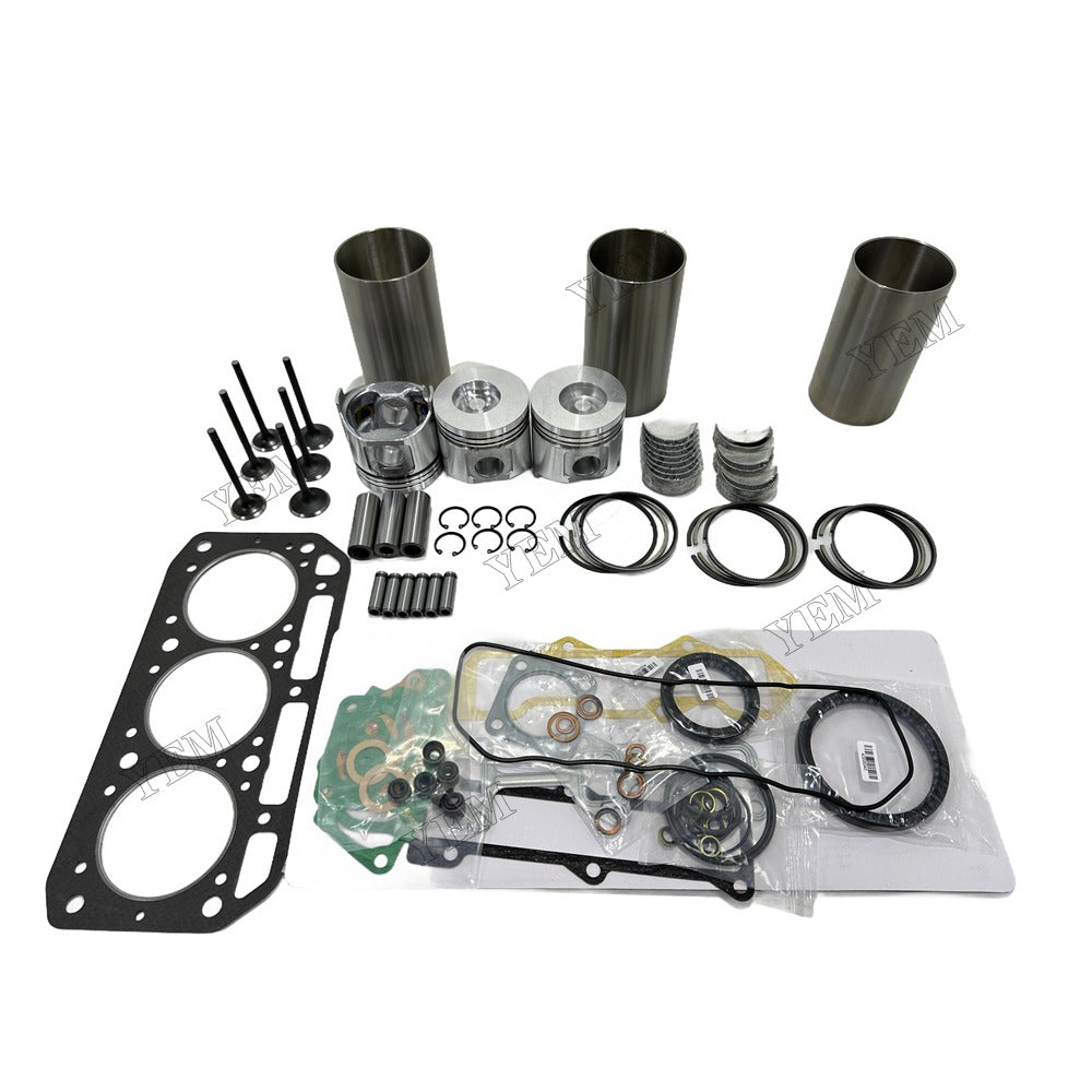 3TNV84 Engine Overhaul Kit Main And Rod bearings Gasket Set Valve Guide For Yanmar Foe Yanmar