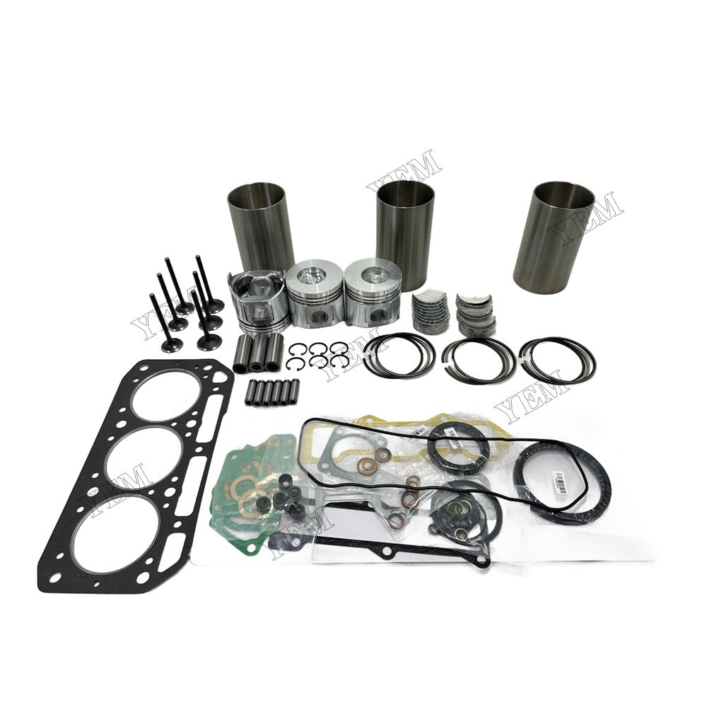 3TNV84 Engine Overhaul Kit Main And Rod bearings Gasket Set Valve Guide For Yanmar Foe Yanmar