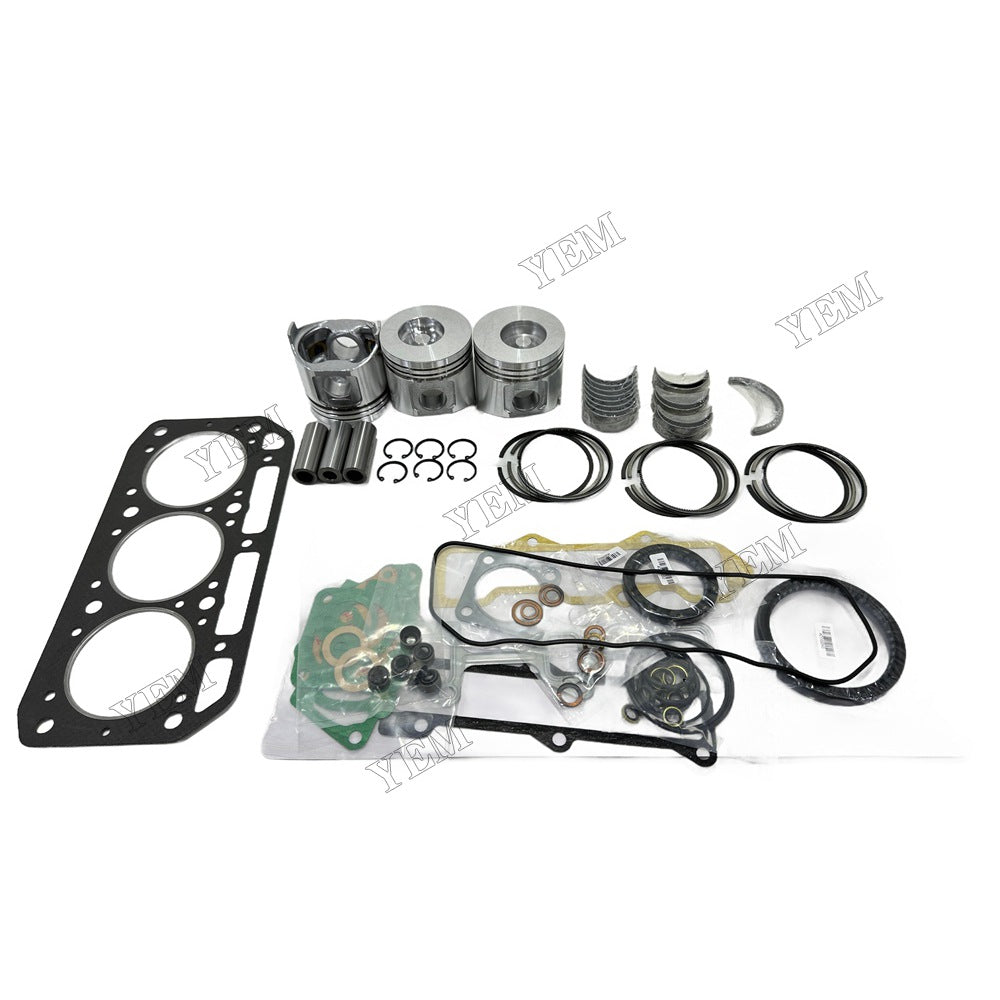 3TNV84 Piston With ring set Gasket kit main and connecting rod bearings Set For Yanmar Foe Yanmar