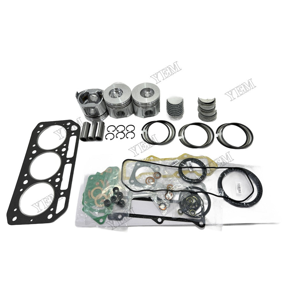 3TNE84 Piston and piston ring set Gasket kit main and connecting rod bearings For Yanmar Foe Yanmar