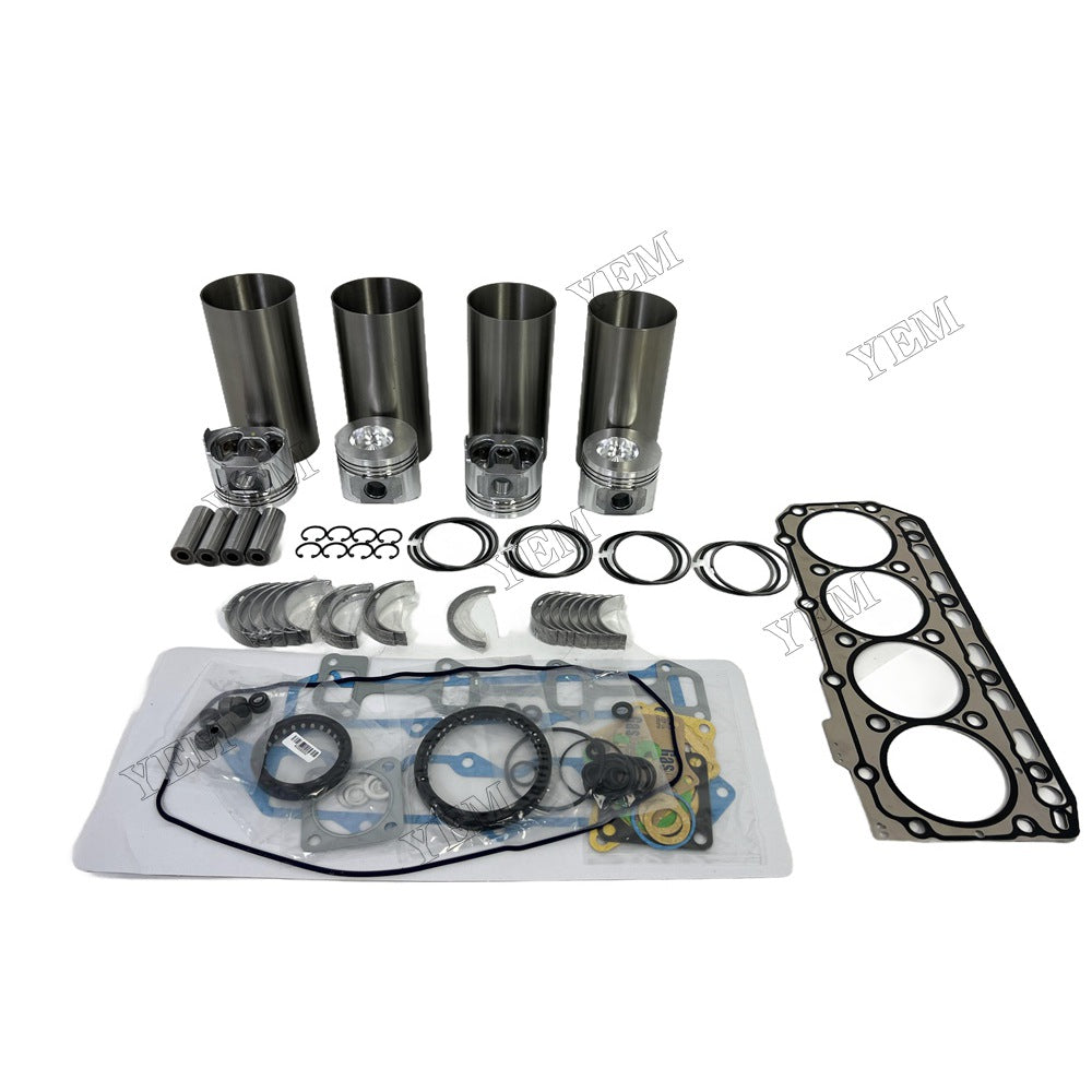 Full Repair Kit With Gasket Set Main Rod bearings For Yanmar 4TN78 Engine