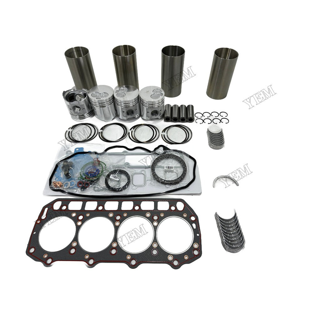 Full Repair Kit With Gasket Set Main Rod bearings For Yanmar 4TNE92 Engine Foe Yanmar