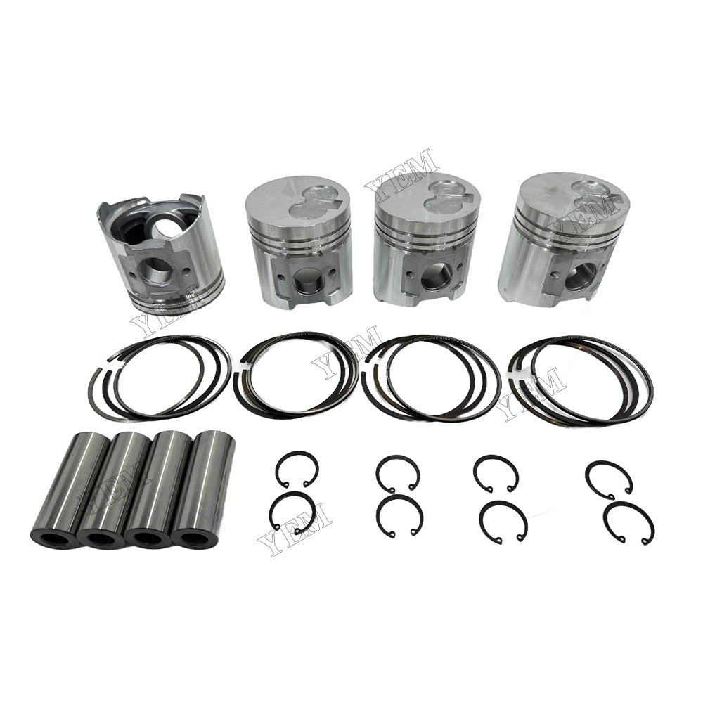 Piston and piston ring set For Yanmar 4TNE92 Engine Foe Yanmar