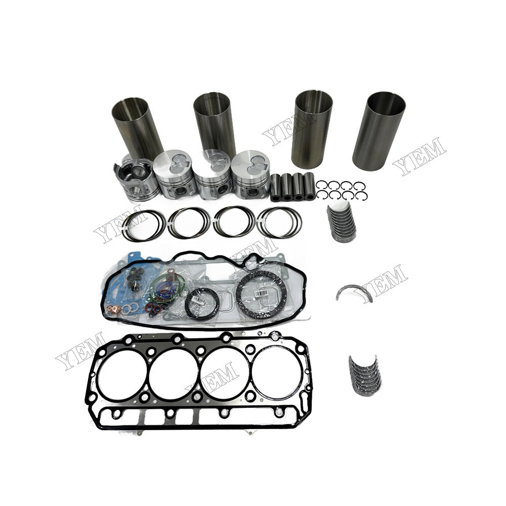 Full Repair Kit With Gasket Set Main Rod bearings For Yanmar 4D98E Engine