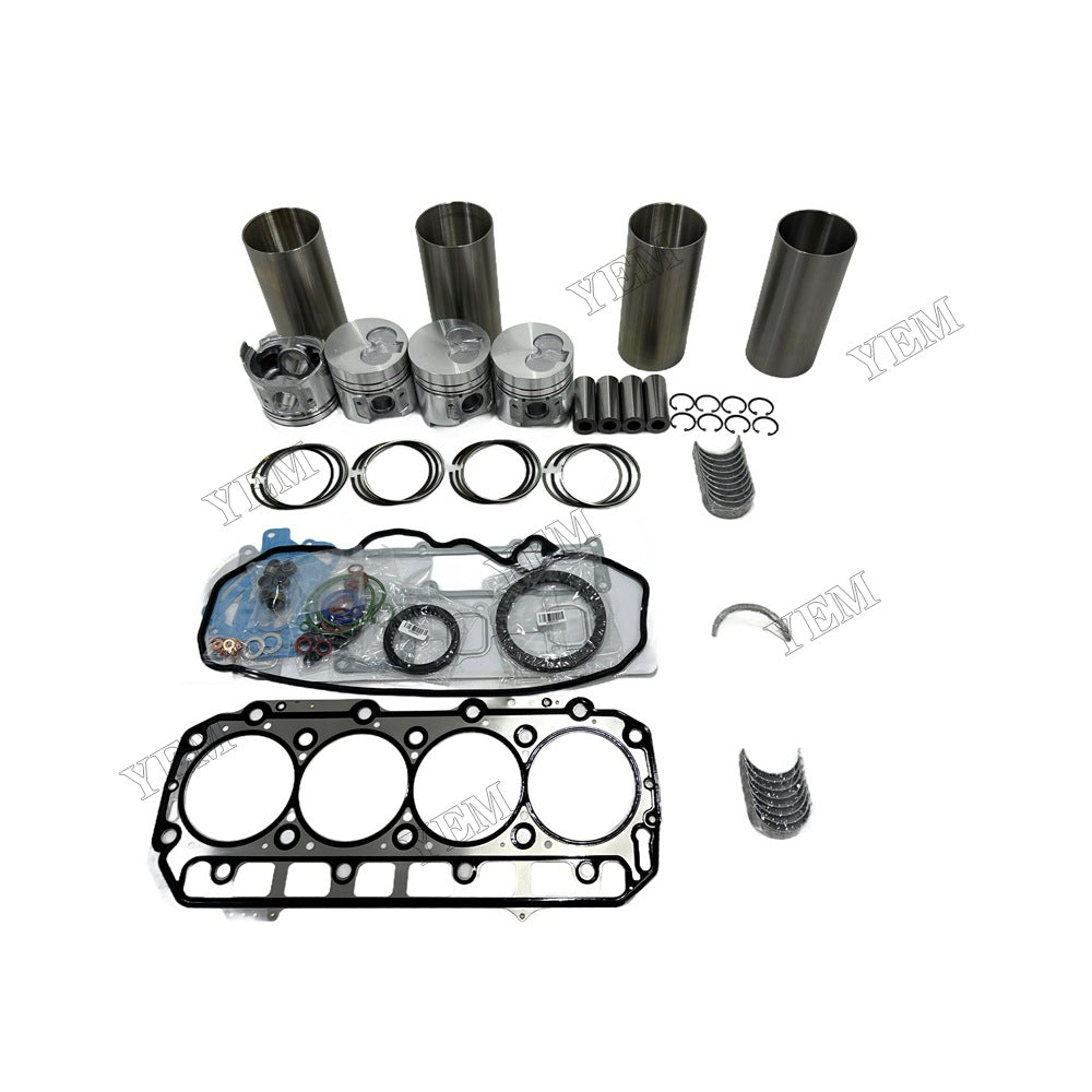 Full Repair Kit With Gasket Set Main Rod bearings For Yanmar 4D98E Engine Foe Yanmar
