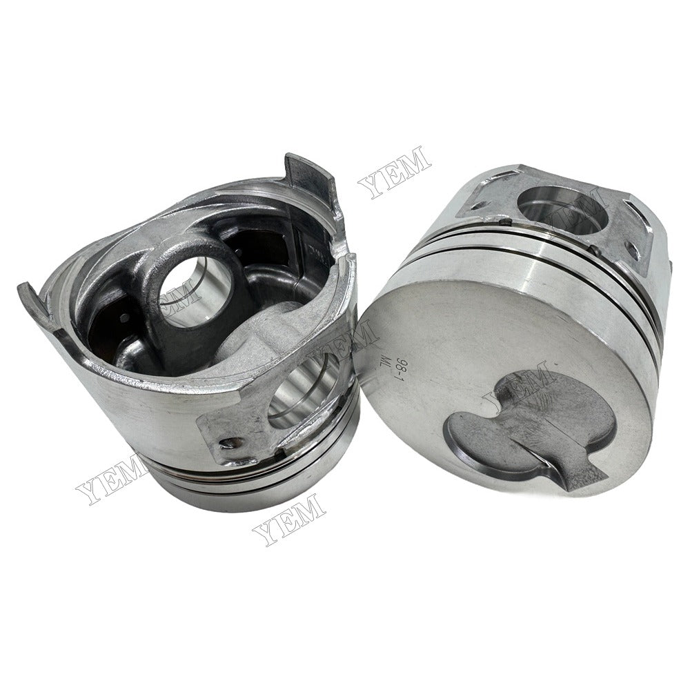 Piston and piston ring set For Yanmar 4D98E Engine Foe Yanmar
