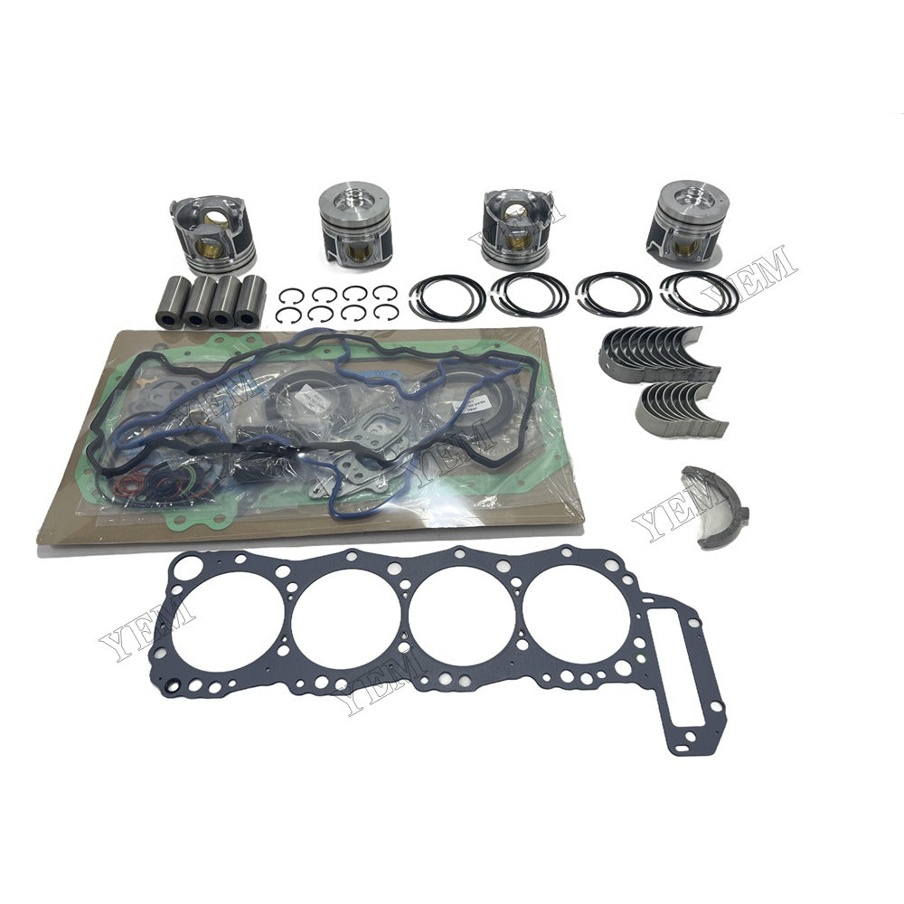 16V Piston With ring set Gasket kit main and connecting rod bearings Set For Hino J05E Engine Foe Hino