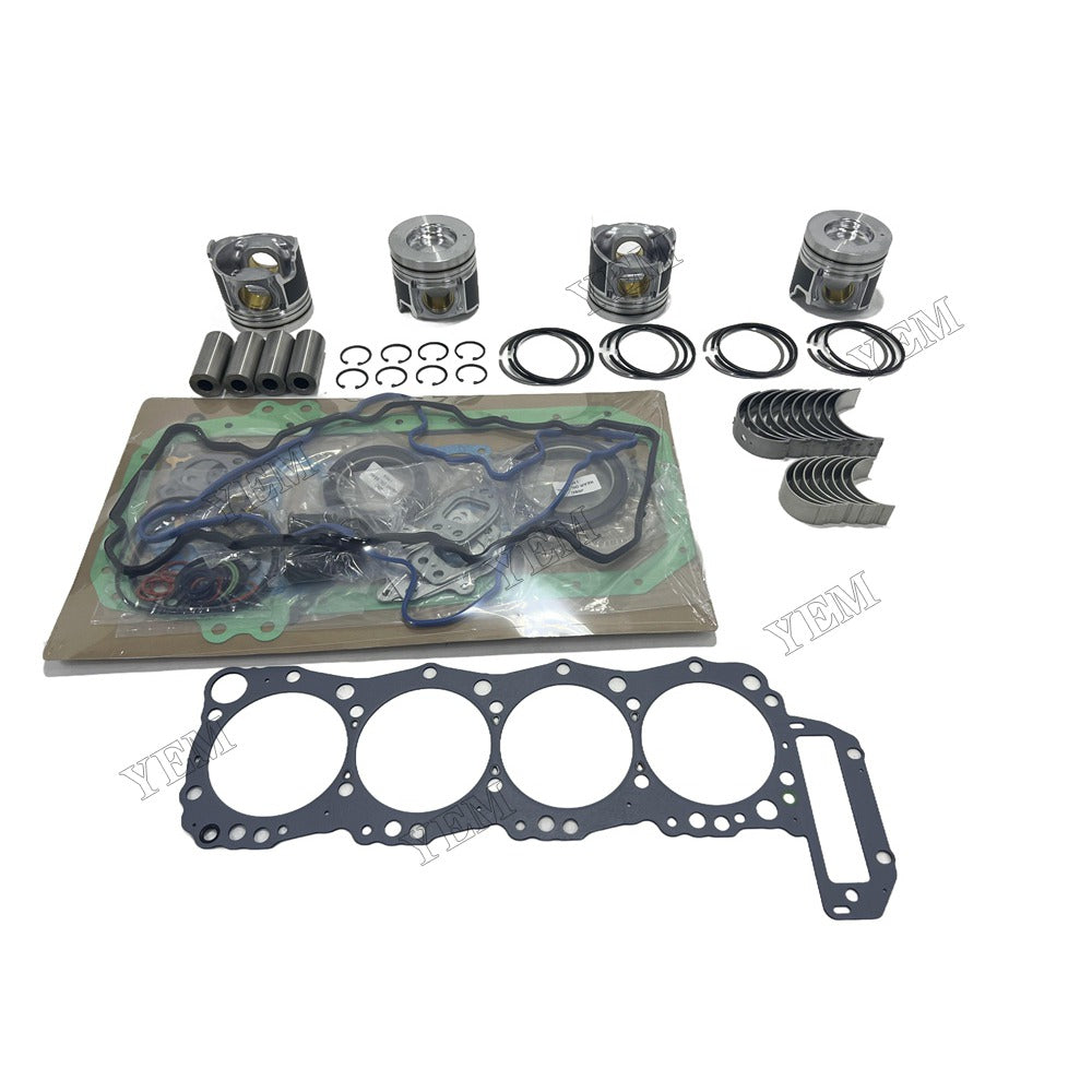 16V J05E Piston and piston ring set Gasket kit main and connecting rod bearings For Hino Foe Hino