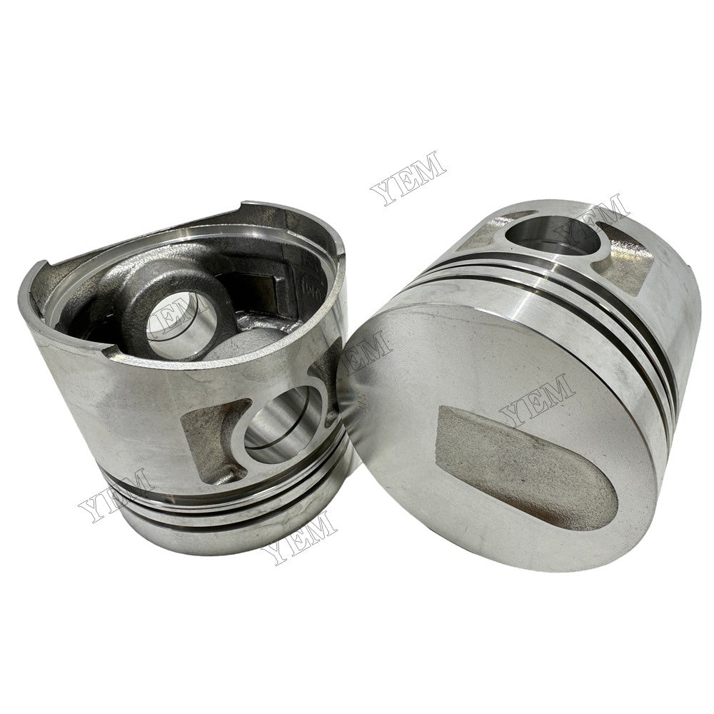 Piston and piston ring set For Mitsubishi S6E2 Engine Foe Mitsubishi