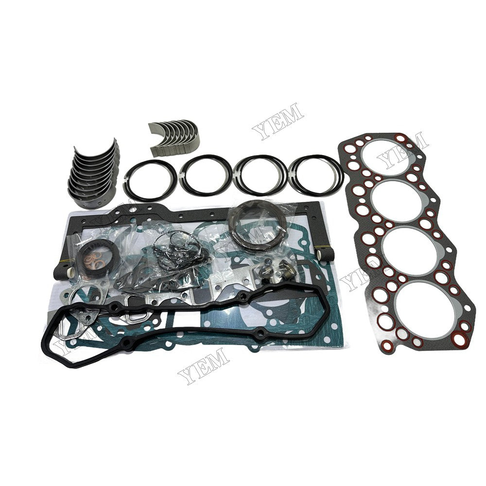S4E Piston ring set Gasket kit main and connecting rod bearings For Mitsubishi