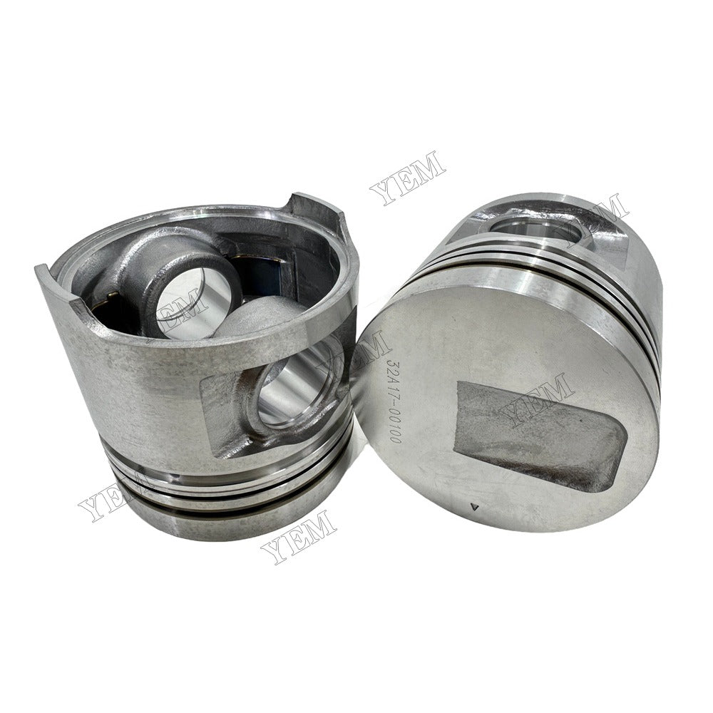 Piston and piston ring set For Mitsubishi S6S Engine Foe Mitsubishi