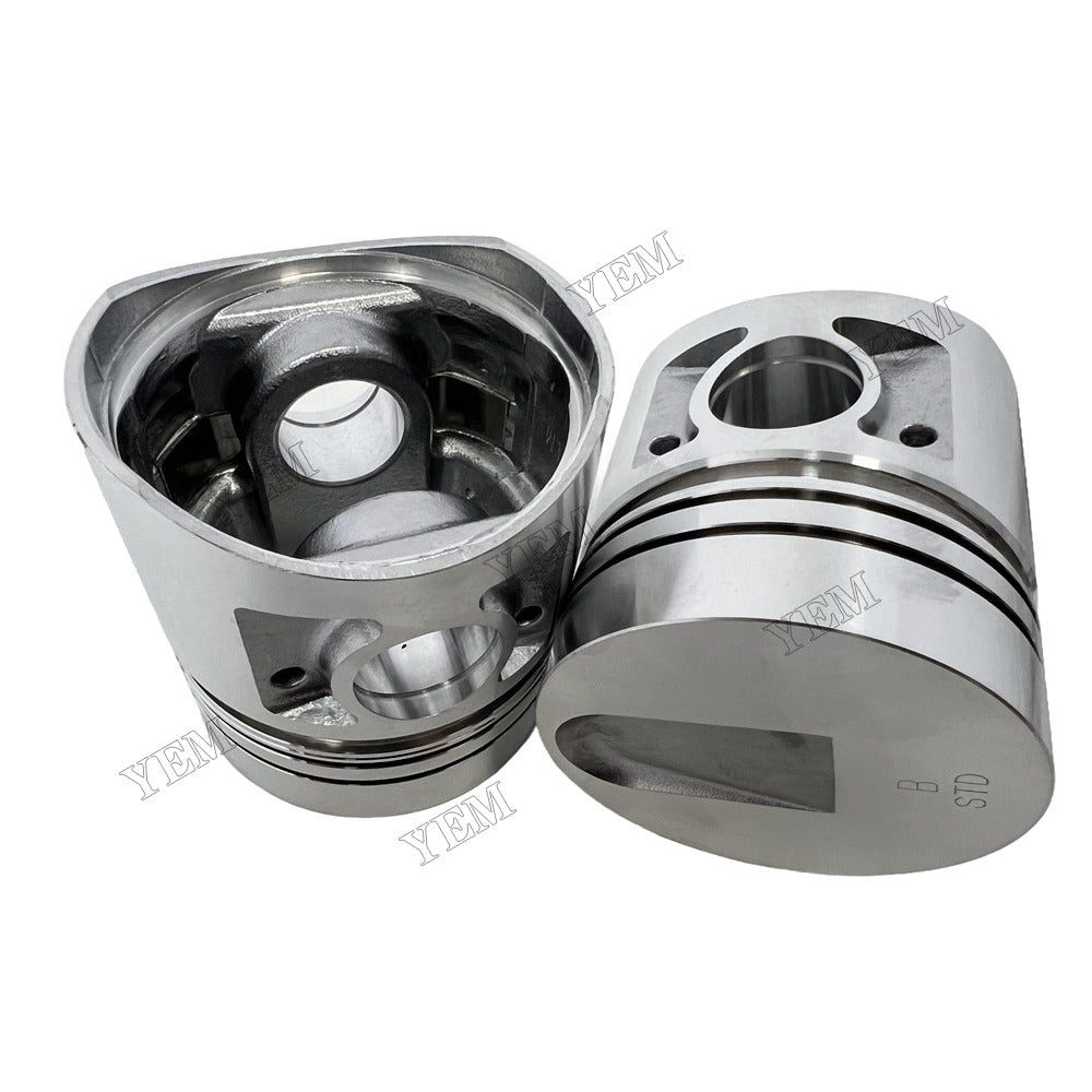 Piston and piston ring set For Mitsubishi S3E9 Engine Foe Mitsubishi