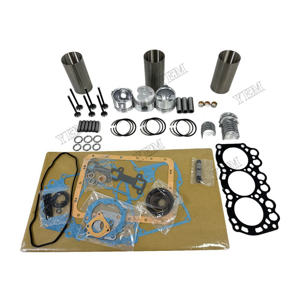 YEM Engine Parts L3E Overhaul Rebuild Kit For Mitsubishi Engine For HANIX H22B Excavator For Mitsubishi