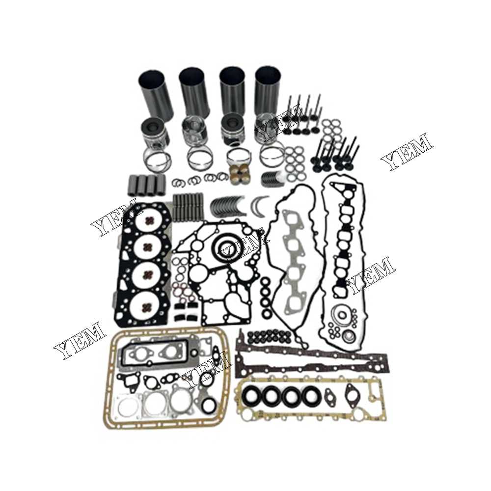 YEM Parts Overhaul Rebuild Kit With Gasket Set Bearing-Valve Train For Isuzu 4JK1 Engine