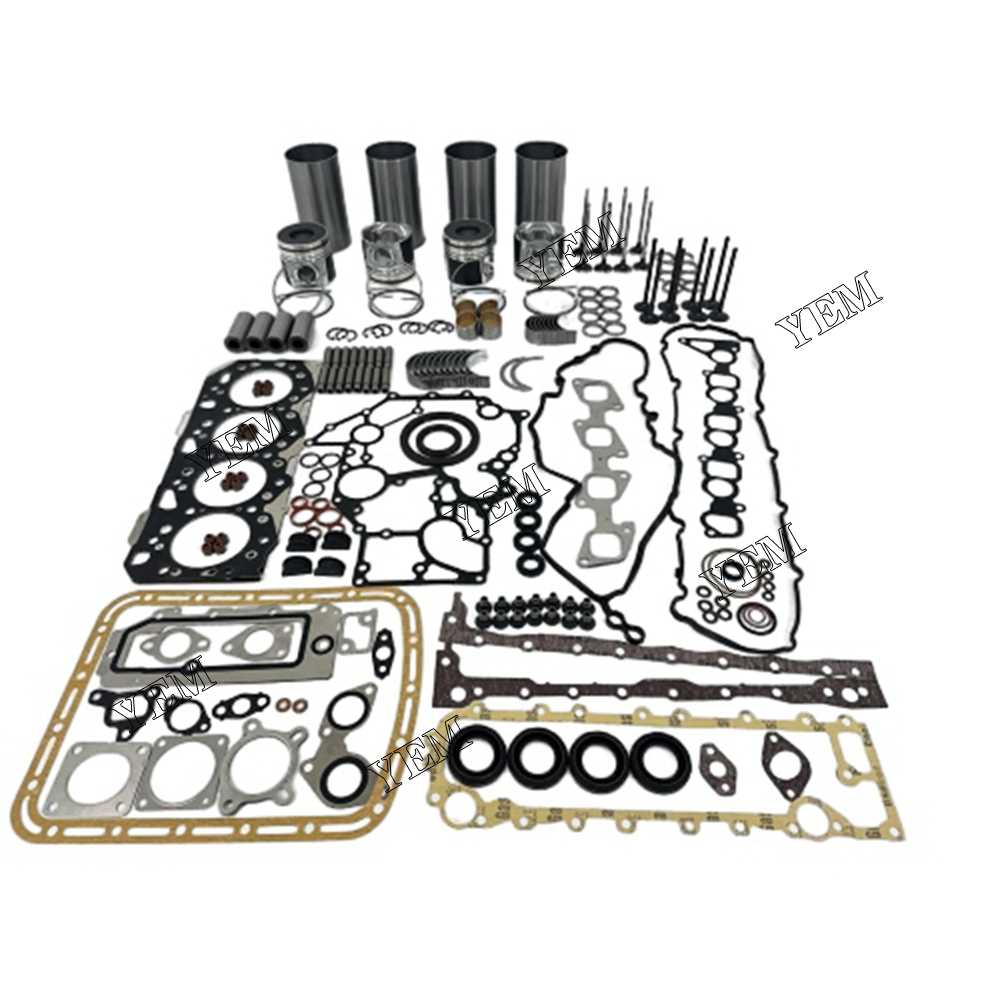 YEM Parts Overhaul Rebuild Kit With Gasket Set Bearing-Valve Train For Isuzu 4JK1 Engine