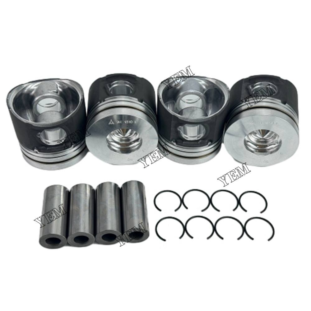 YEM Parts BF4M1011 Piston + Piston Rings Fits For Deutz BF4M1011 BF4M1011F Engine 4271178