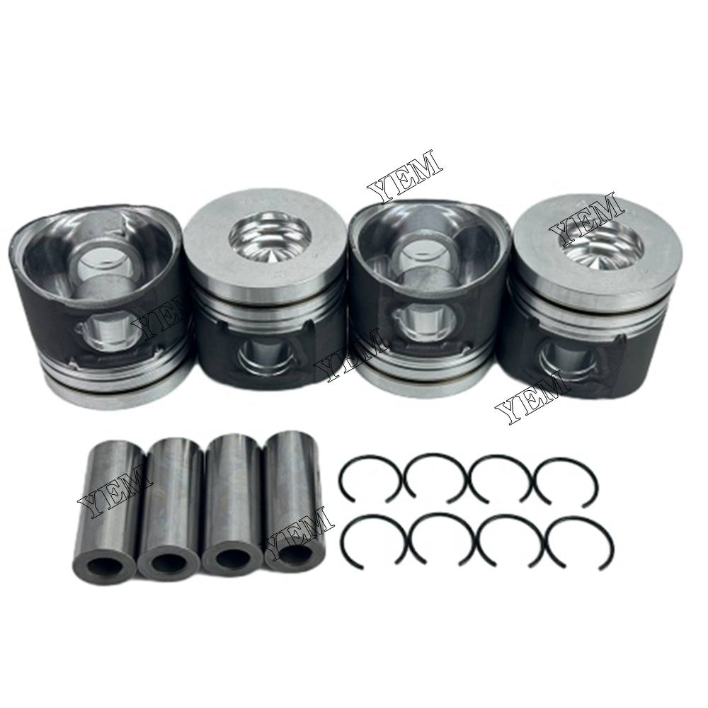 YEM Parts BF4M1011 Piston + Piston Rings Fits For Deutz BF4M1011 BF4M1011F Engine 4271178 For Deutz
