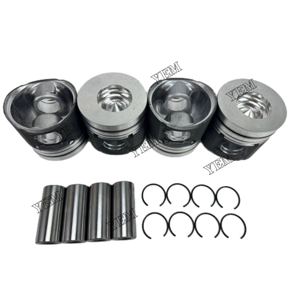 YEM Parts BF4M1011 Piston + Piston Rings Fits For Deutz BF4M1011 BF4M1011F Engine 4271178 For Deutz