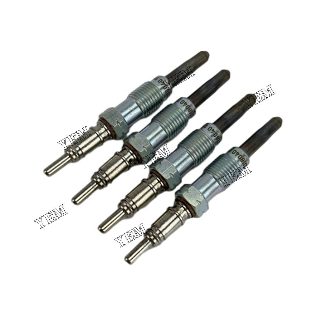 YEM Parts Glow Plug Heater For Deutz 01180400 2011 1011 Bobcat 863 873 864 (set of 4) For Deutz