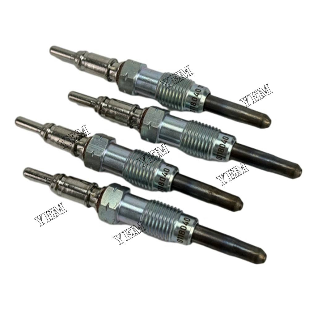 YEM Parts Glow Plug Heater For Deutz 01180400 2011 1011 Bobcat 863 873 864 (set of 4) For Deutz