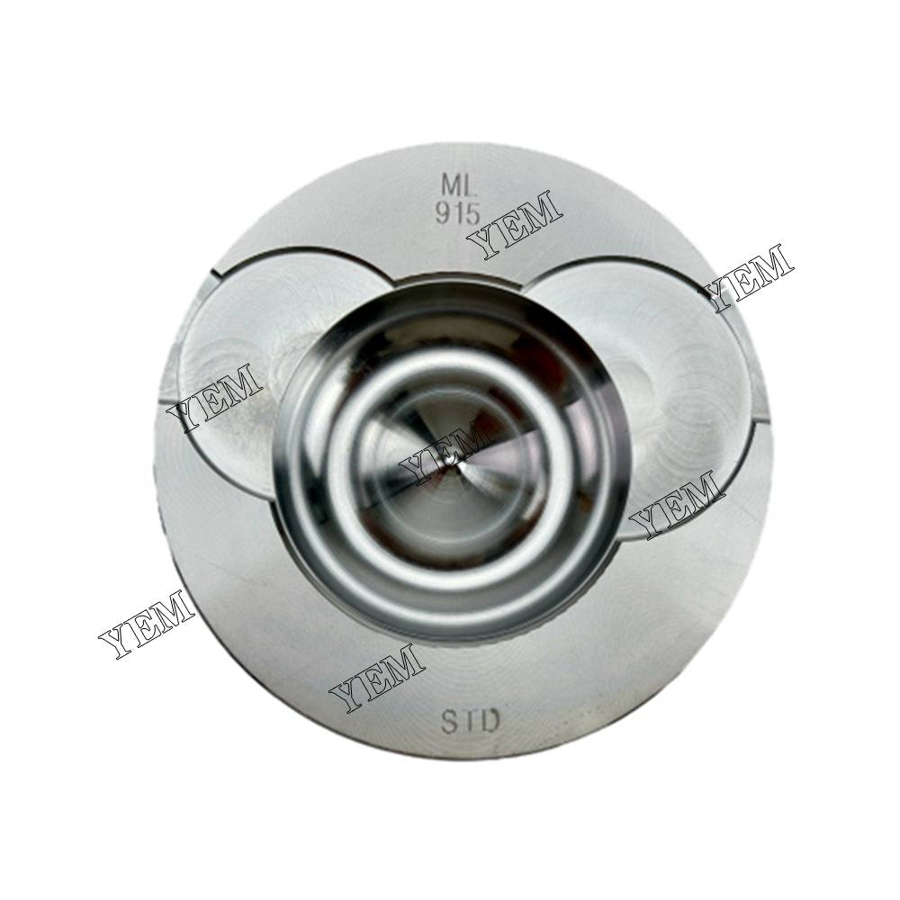 YEM Parts 4X Piston std size 100mm For Yanmar 4TN100 crawler excavator Engine For Yanmar