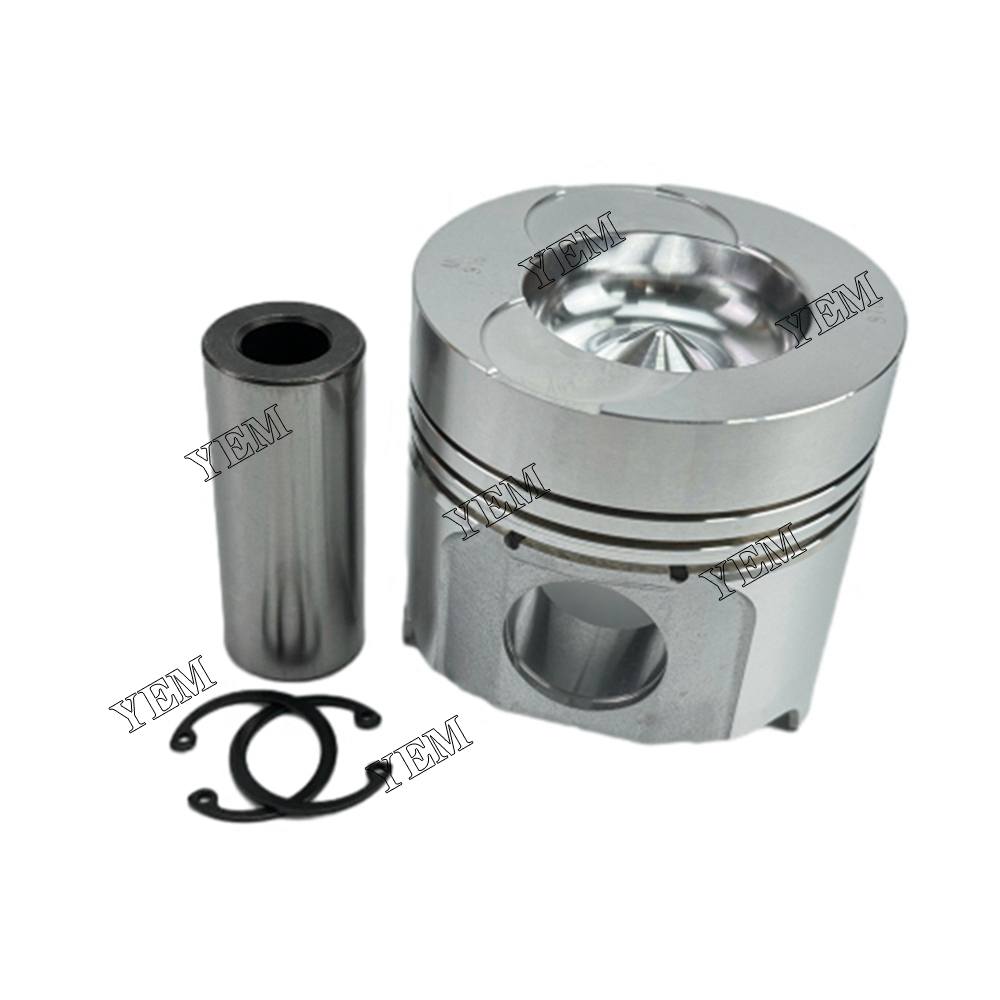 YEM Parts 4X Piston Kit 100mm For Yanmar 4TN100 crawler excavator Engine For Yanmar
