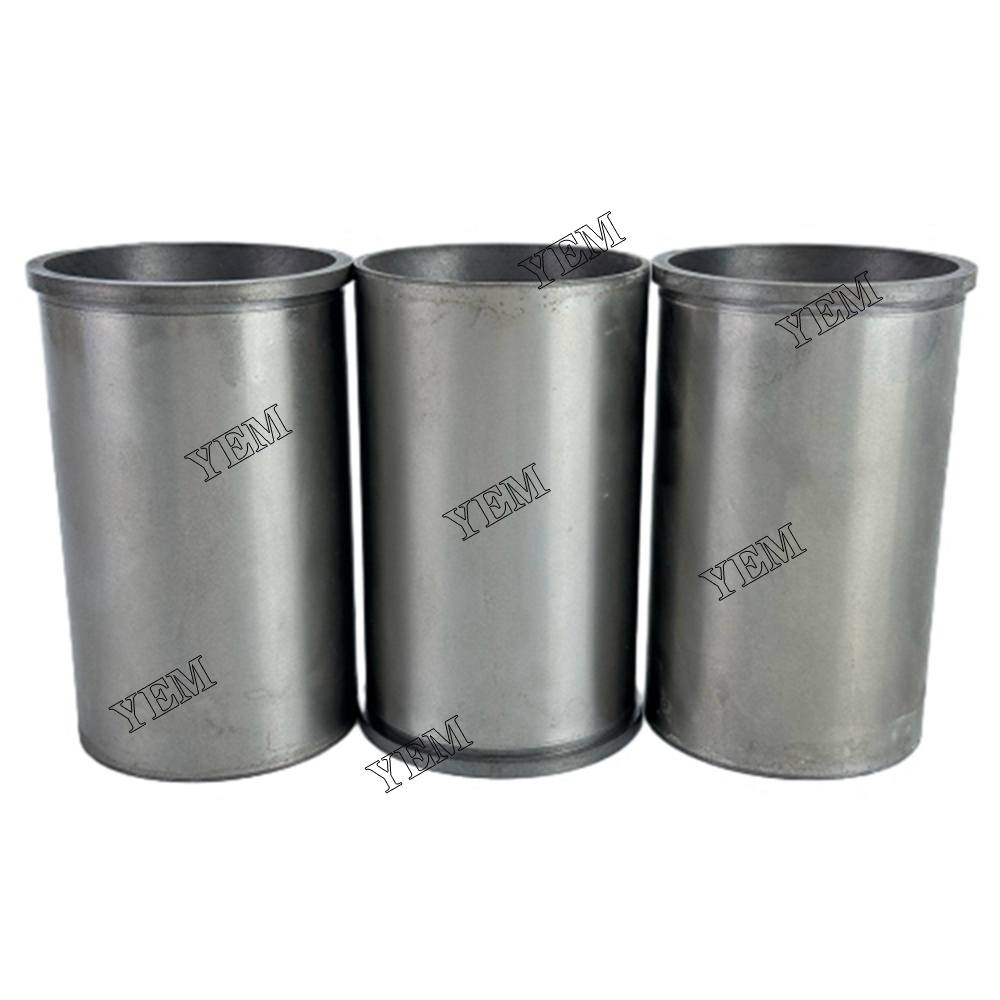 YEM Parts 3X Cylinder Liner For Komatsu 3D84 PW30-1 excavator Engine For Komatsu