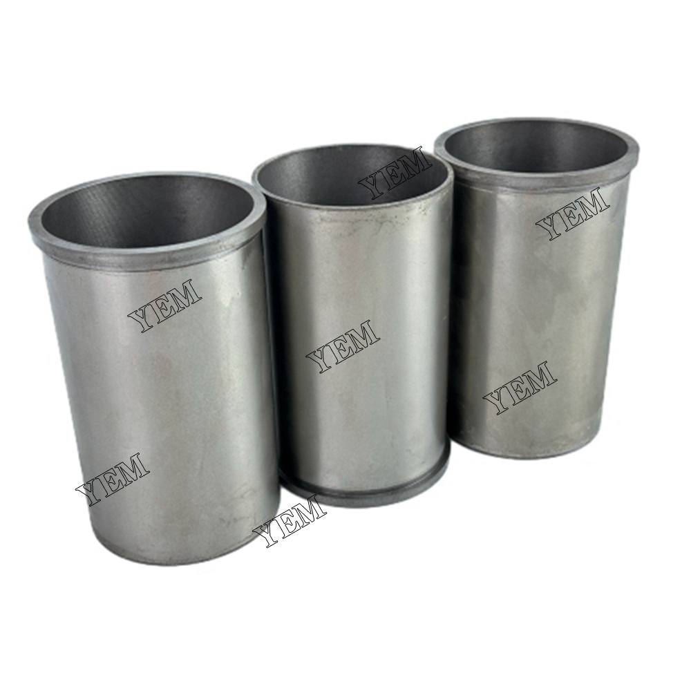 YEM Parts 3X Cylinder Liner For Komatsu 3D84 PW30-1 excavator Engine For Komatsu