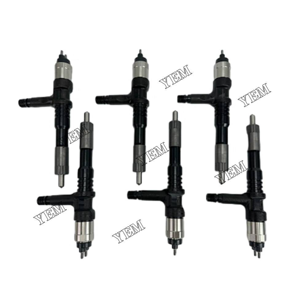 YEM Parts For Komatsu 6D125 Fuel Injector R6252-11-3100 Reman