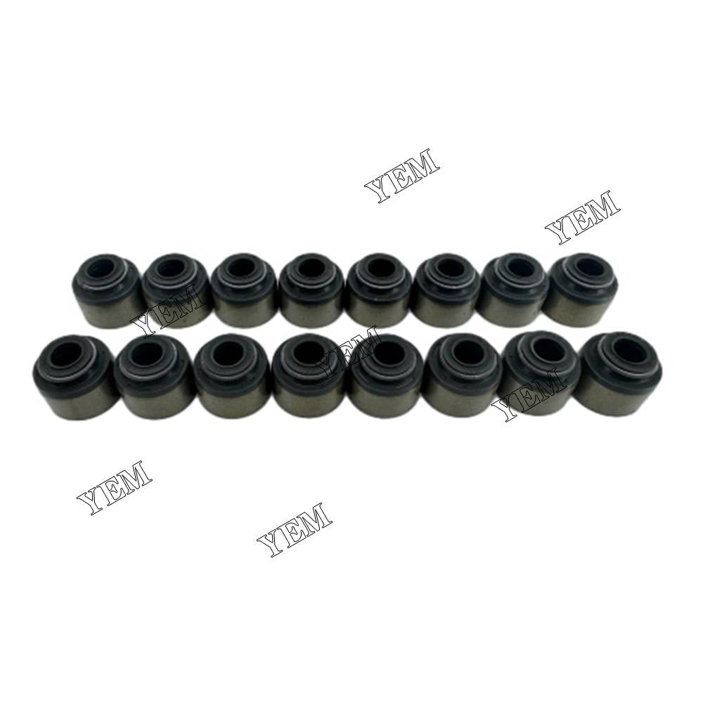 YEM Parts 16X Valve Oil Seal For Doosan D24 Bobcat E57W excavator Engine