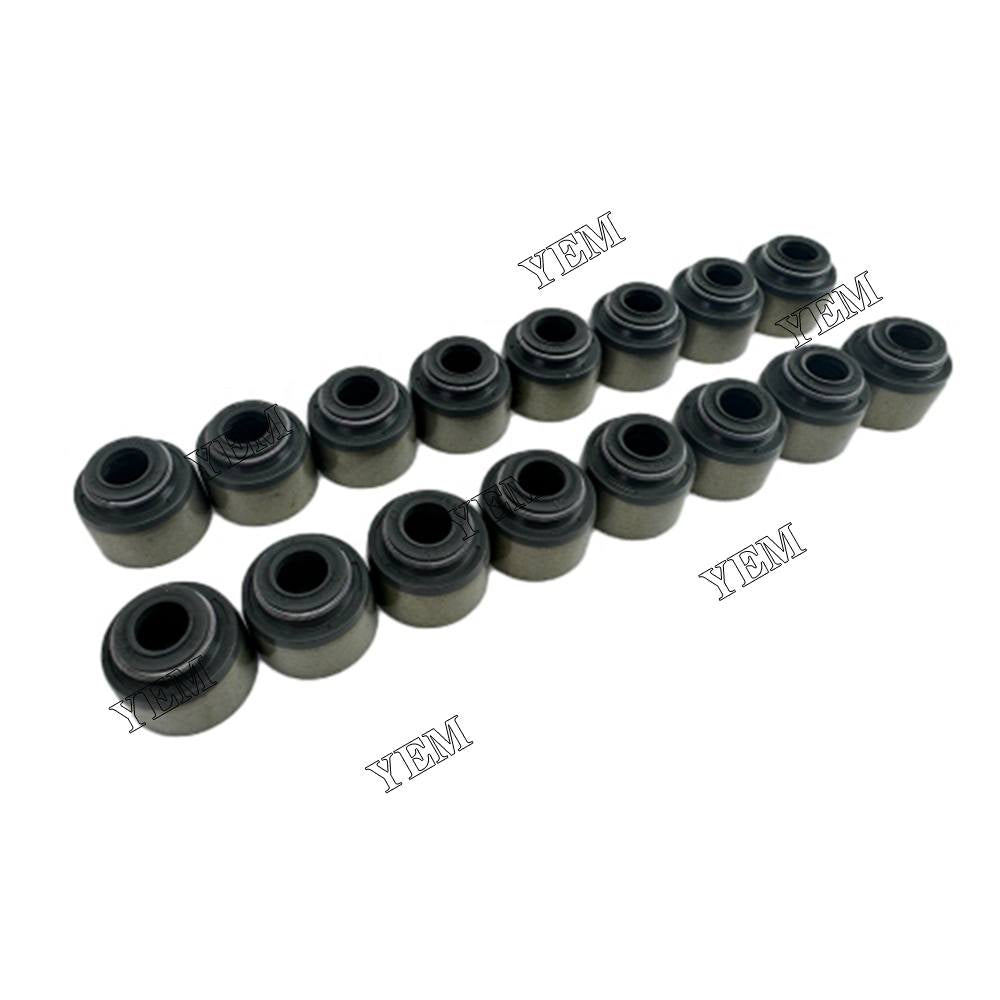 YEM Parts 16X Valve Oil Seal For Doosan D24 Bobcat E57W excavator Engine For Doosan