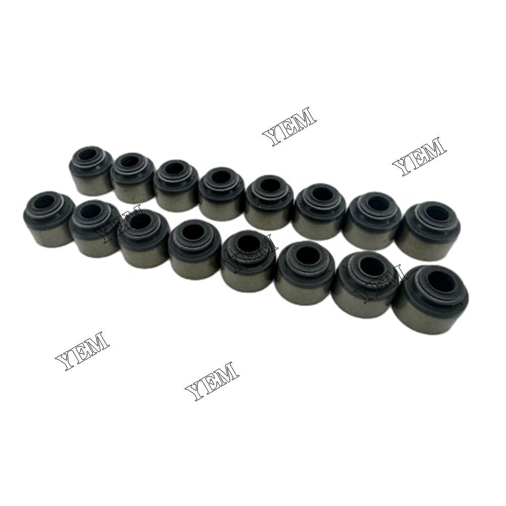 YEM Parts 16X Valve Oil Seal For Doosan D24 Bobcat E57W excavator Engine For Doosan