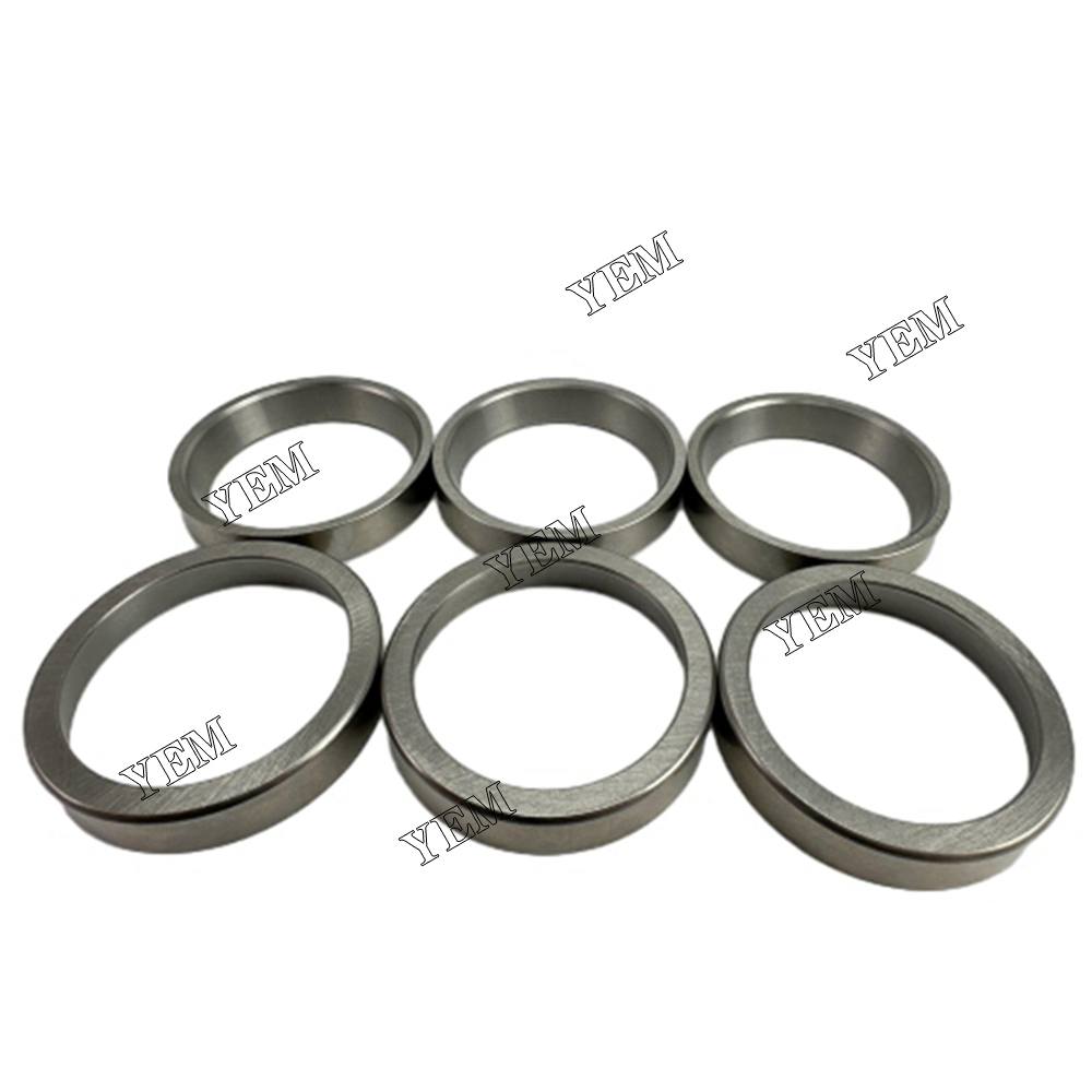 YEM Parts 6X Exhaust Valve Seat For Doosan D2876 diesel engine spare parts For Doosan