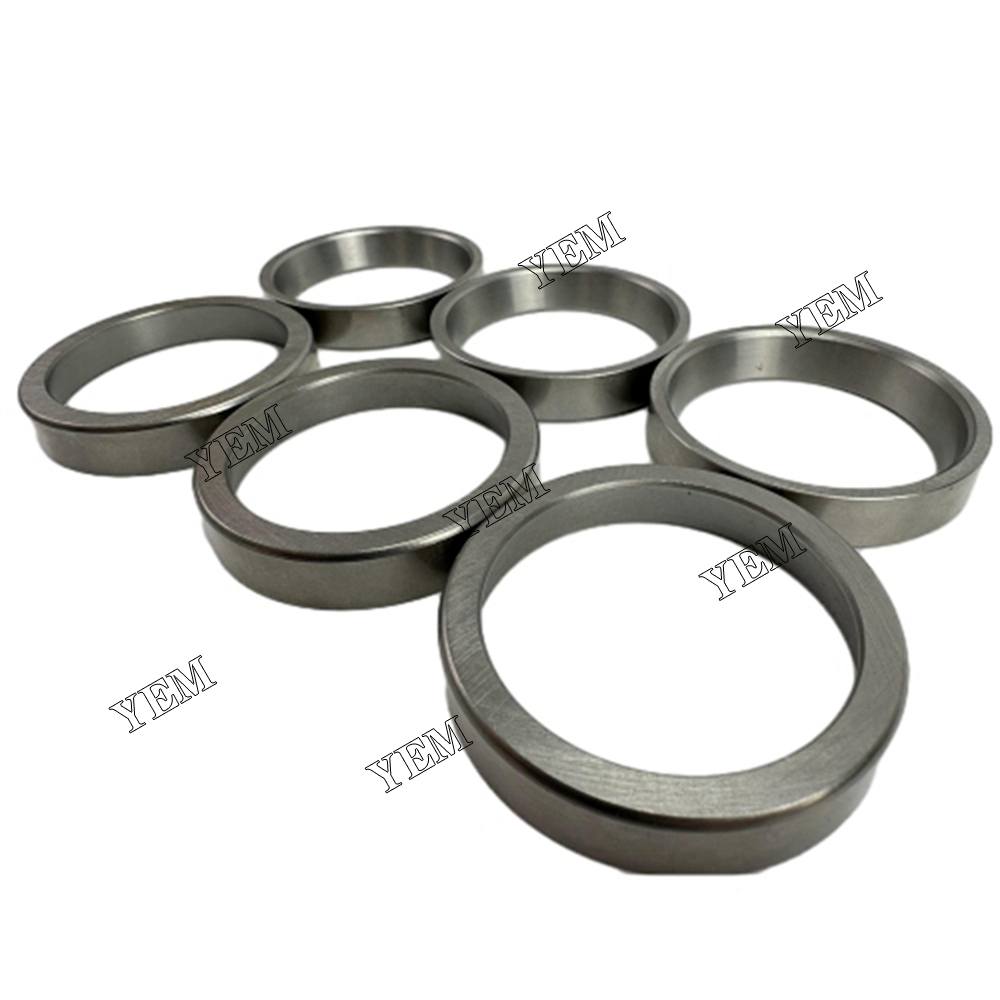 YEM Parts 6X Exhaust Valve Seat For Doosan D2876 diesel engine spare parts For Doosan