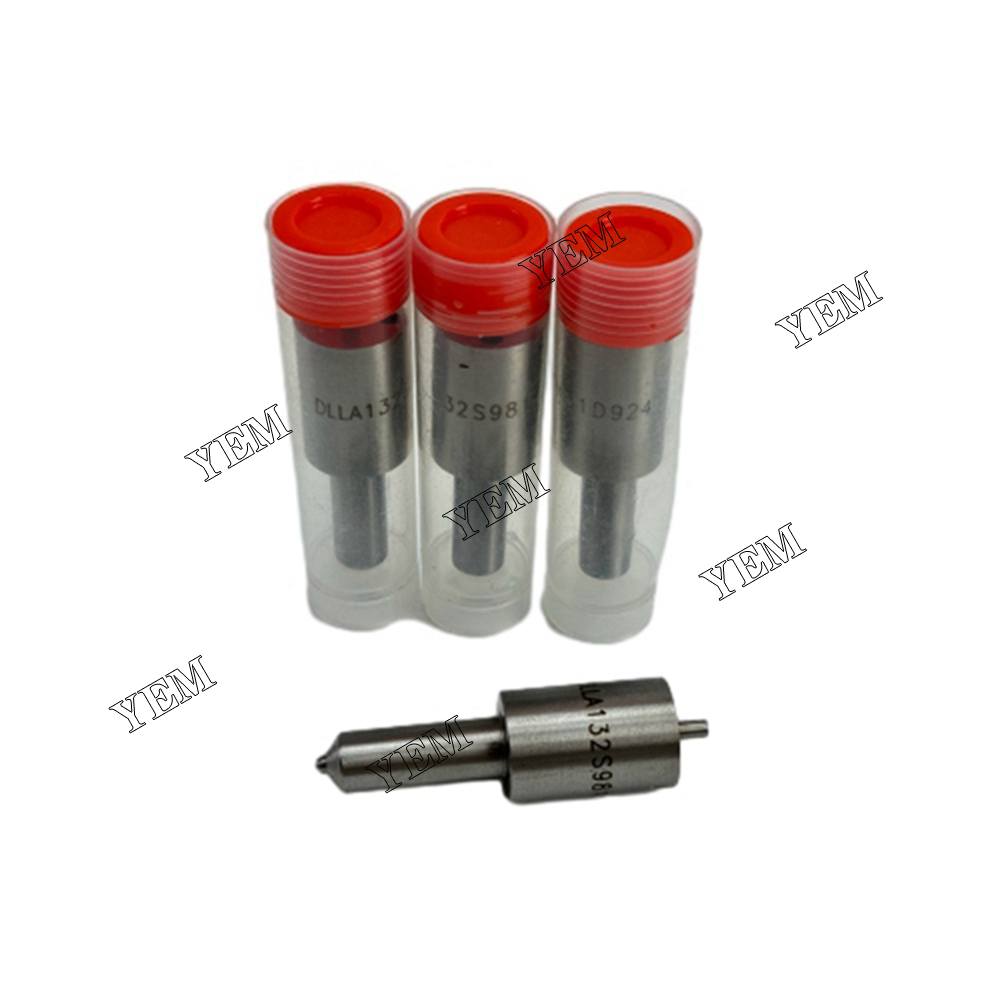 YEM Parts 4x Fuel Injector Nozzle 0DLLA132S981 for LIEBHERR D924 D924