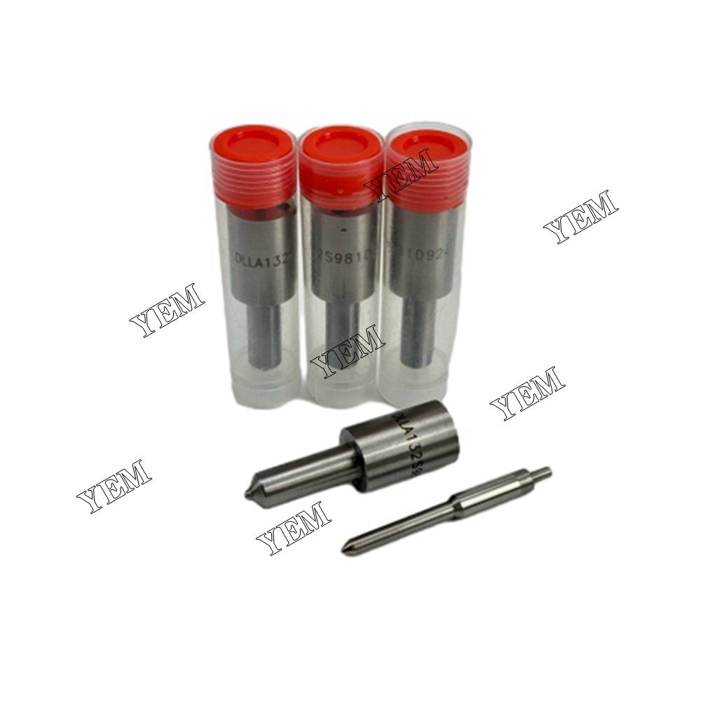 YEM Parts 4x Fuel Injector Nozzle 0DLLA132S981 for LIEBHERR D924 D924 For Liebherr