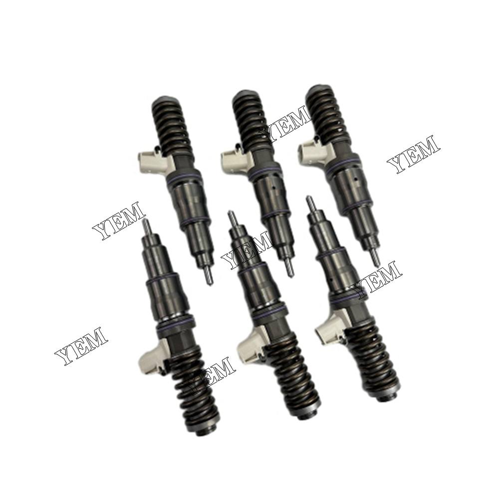 YEM Parts 6X 22325866 Fuel Injector For Volvo TAD1642GE excavator diesel engine For Volvo
