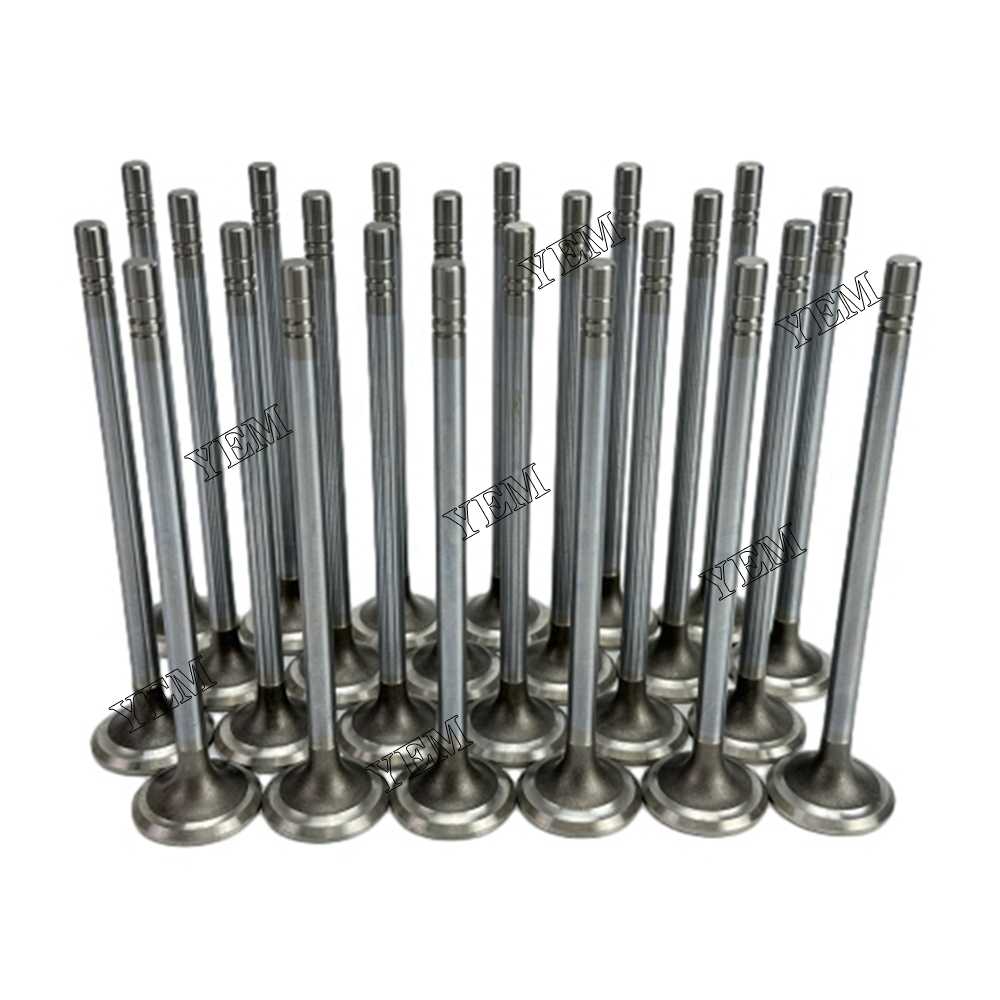 YEM Parts 122-0321 Pack of 6 VALVE EXHAUST Suitable For Caterpillar