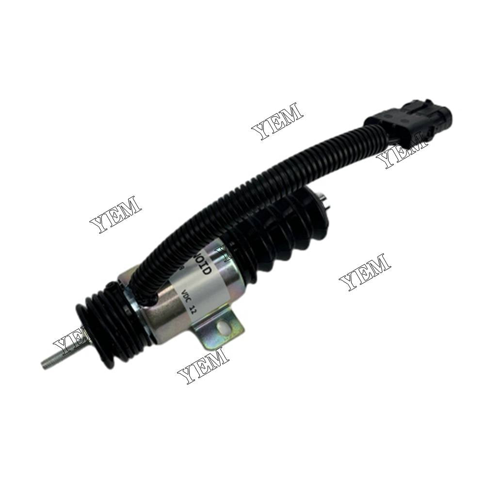YEM Parts 420-35448 836664211 HD46647211 Fuel Shutoff Solenoid 12V Fo Skid Steer 930A YEMPARTS