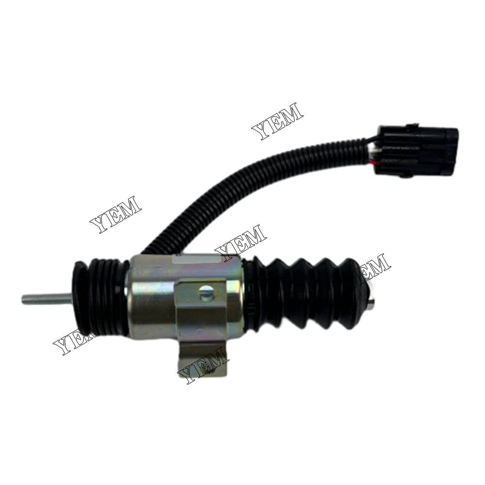 YEM Parts 420-35448 836664211 HD46647211 Fuel Shutoff Solenoid 12V Fo Skid Steer 930A YEMPARTS