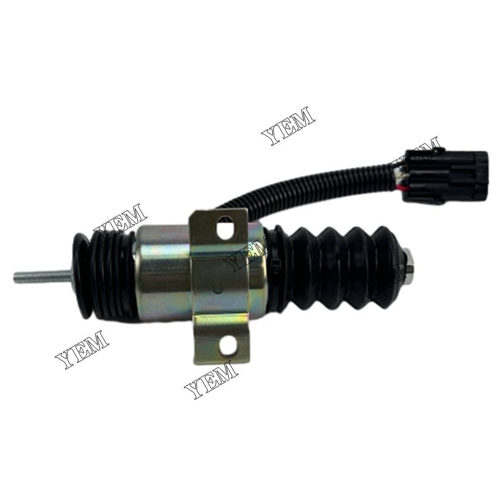 YEM Parts 420-35448 836664211 HD46647211 Fuel Shutoff Solenoid 12V Fo Skid Steer 930A YEMPARTS