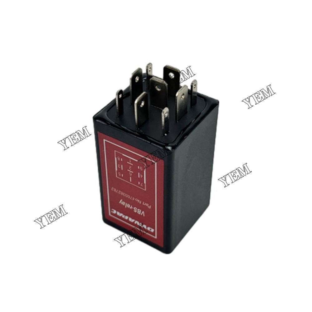 YEM Parts 9 Pins Roller Grader VBS Relay 4700382782 For Dynapac 382782 CC422 CC522 CC622 YEMPARTS
