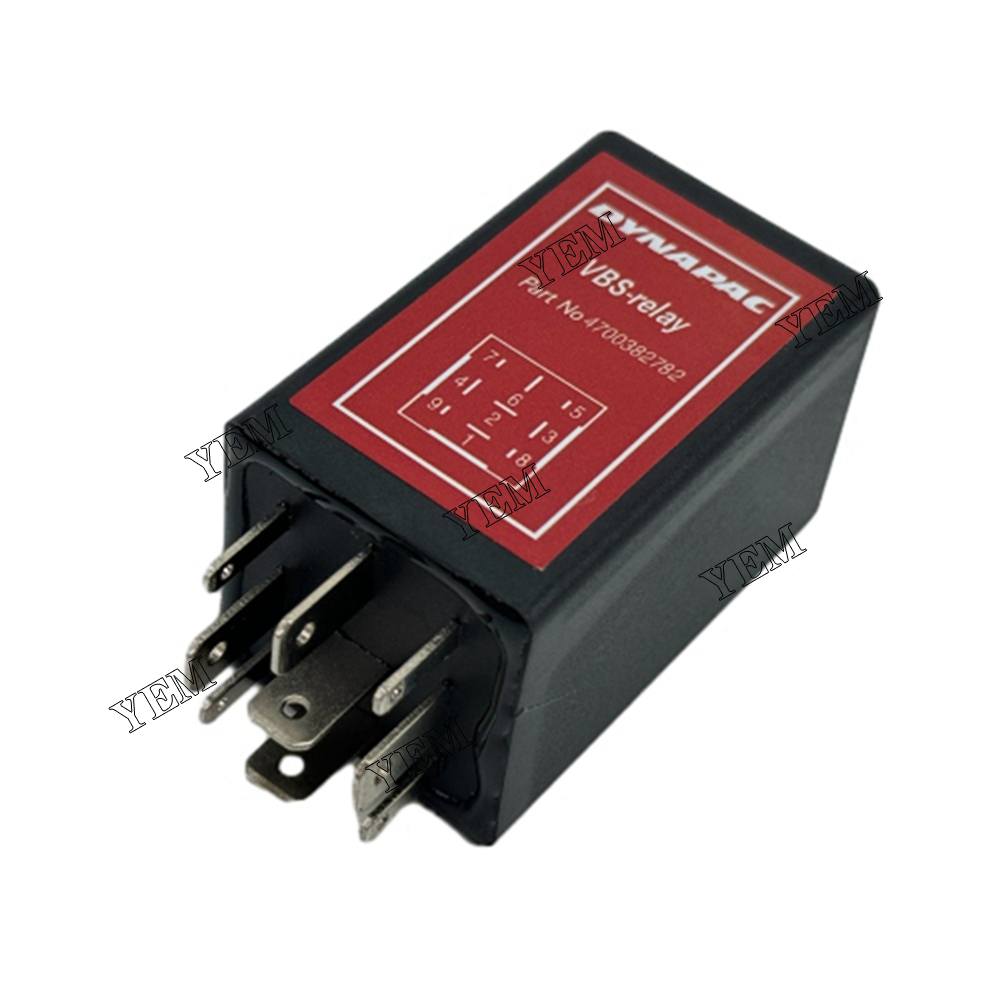 YEM Parts 9 Pins Roller Grader VBS Relay 4700382782 For Dynapac 382782 CC422 CC522 CC622 YEMPARTS